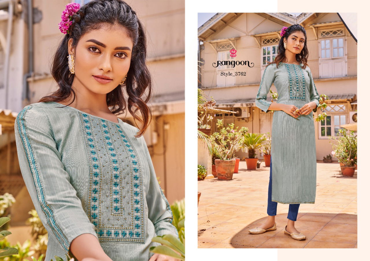 Rangoon Sweet Heart Fancy Wear Cotton Heavy Kurti Collection